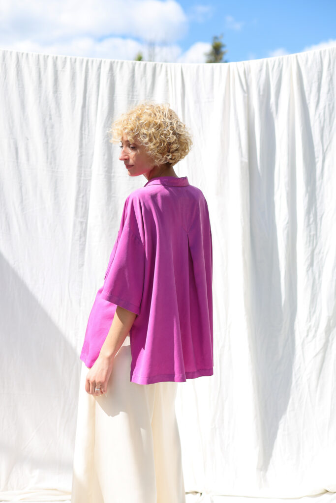Oversize dropped shoulders shirt  LYKKE - Image 1