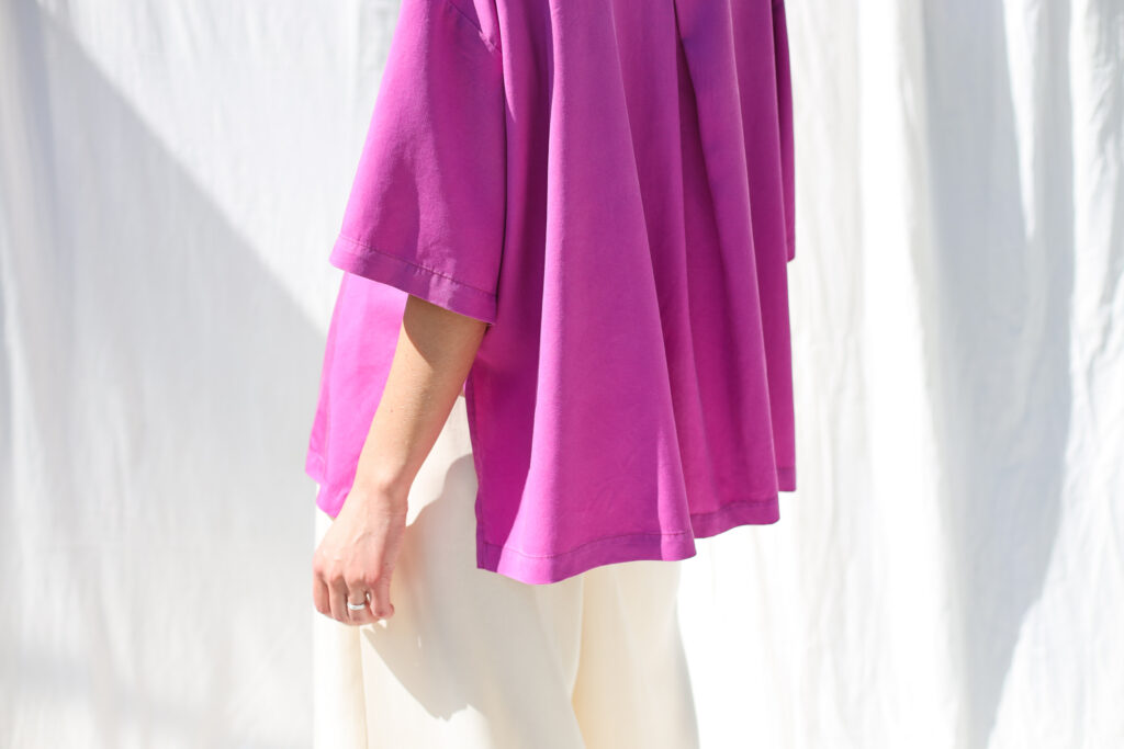 Oversize dropped shoulders shirt  LYKKE - Image 4