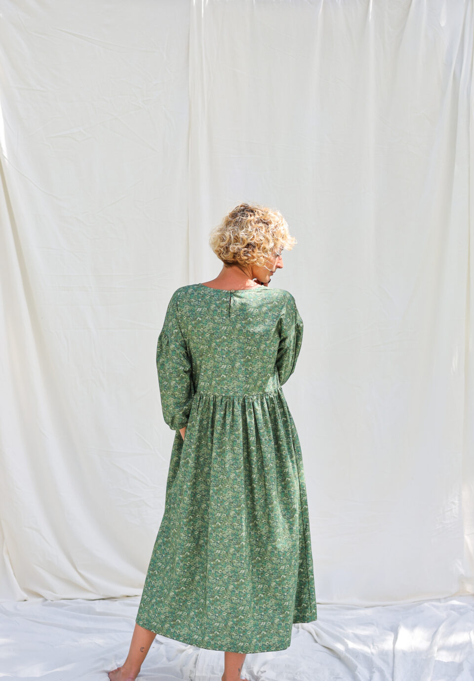 Floral puff sleeves dress THORPE HILL - Image 1