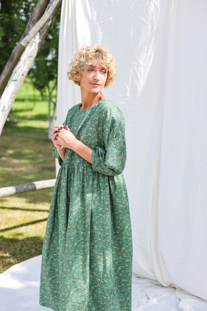 Floral puff sleeves dress THORPE HILL - Image 3