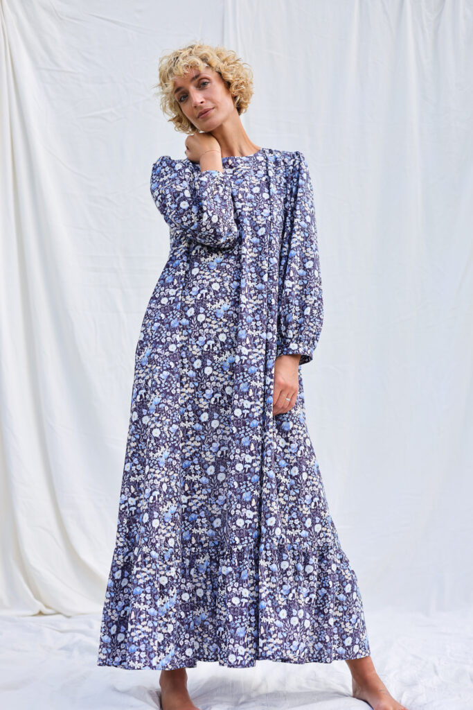 Long sleeve floral maxi dress JUDES GARDEN - Image 3