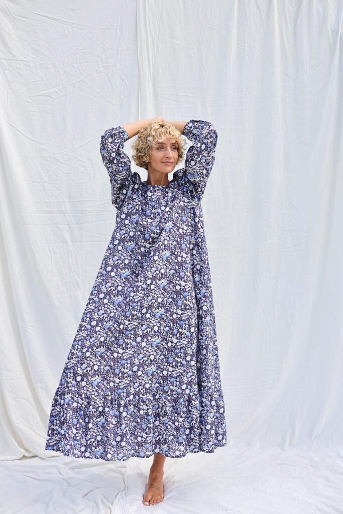 Long sleeve floral maxi dress JUDES GARDEN - Image 4