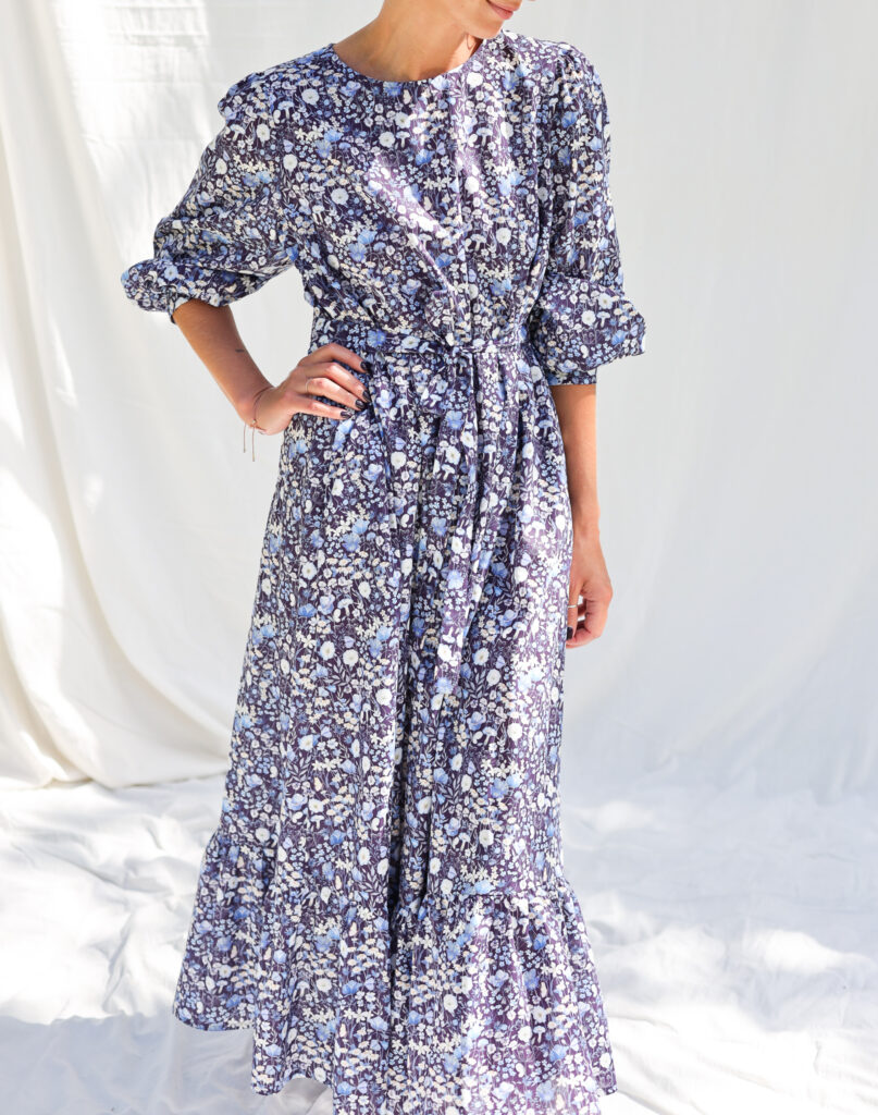 Long sleeve floral maxi dress JUDES GARDEN - Image 1