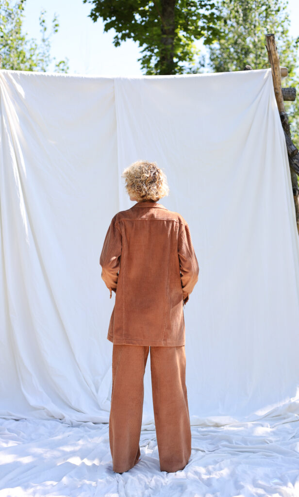 Wide wale cord suit - Image 1