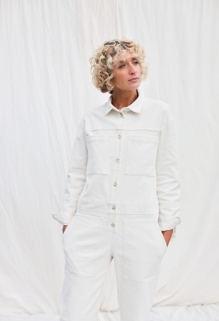 Long sleeve cord coverall AMBRE - Image 2
