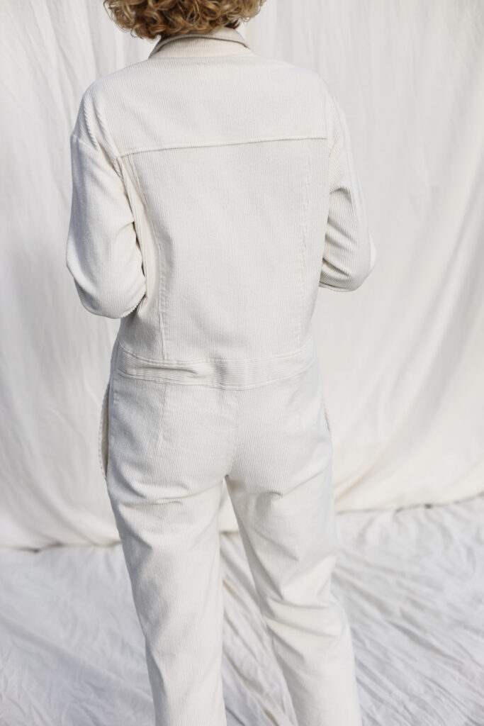 Long sleeve cord coverall AMBRE - Image 3
