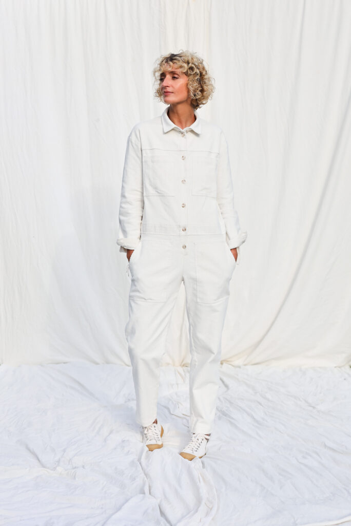 Long sleeve cord coverall AMBRE - Image 4