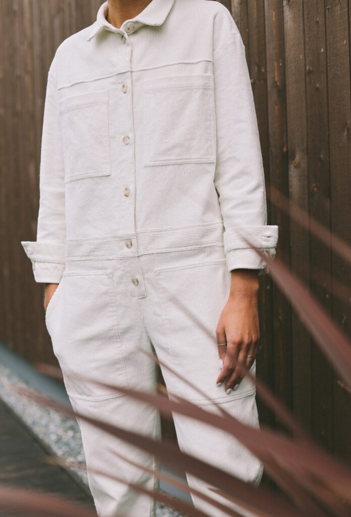 Long sleeve cord coverall AMBRE - Image 5