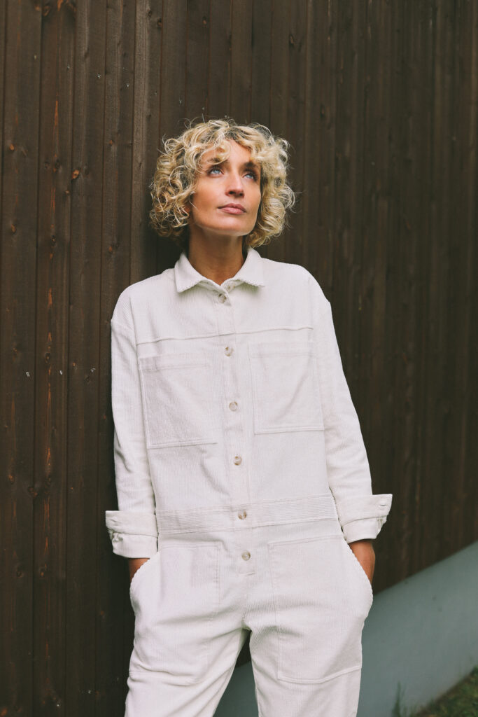 Long sleeve cord coverall AMBRE - Image 6