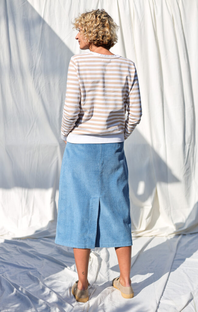 A-line wide wale cord skirt - Image 2