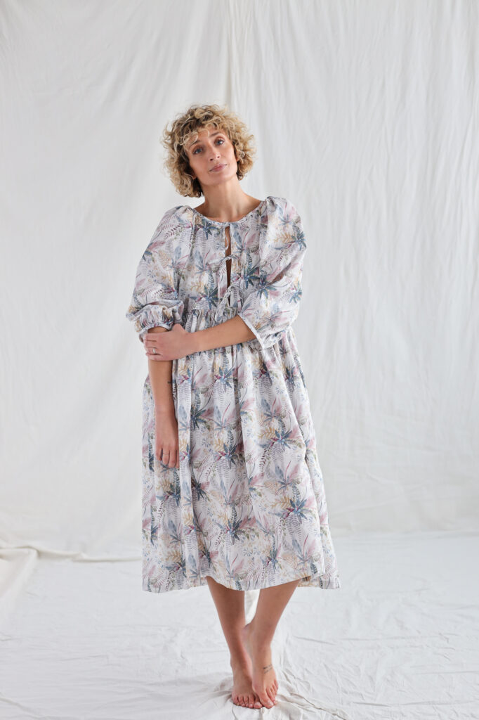 Oversized reversible floral print dress ADEOYE - Image 1