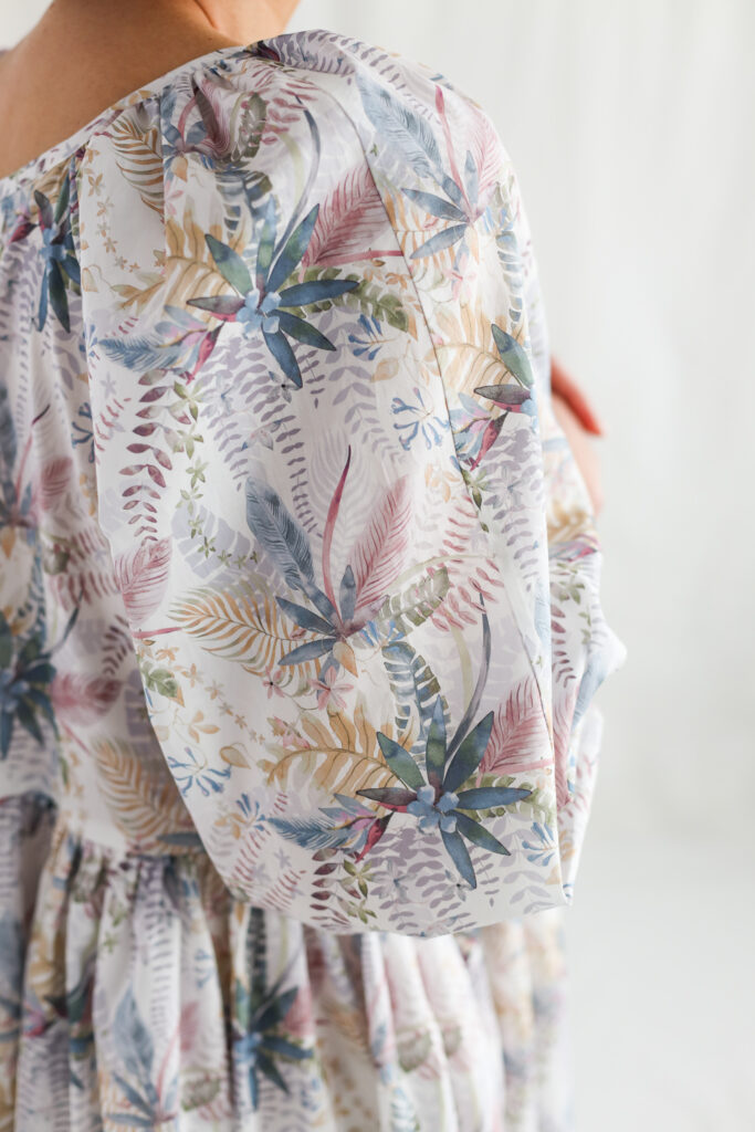 Oversized reversible floral print dress ADEOYE - Image 5